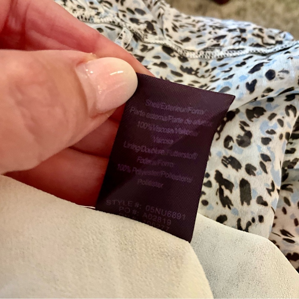 Hale Bob Animal Print Silk and Viscose Dress - Picture 5 of 5